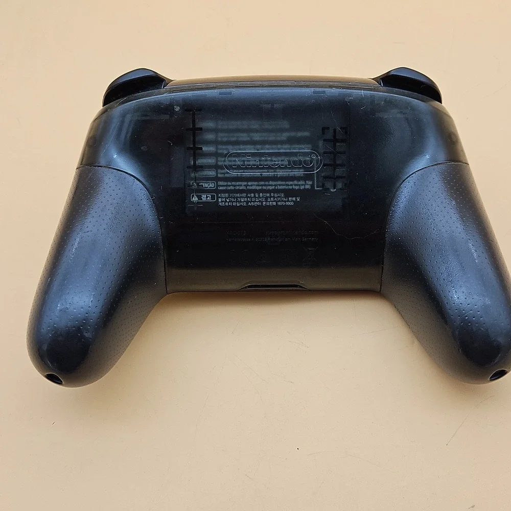 2 Nintendo Switch Pro Controllers Wireless OEM Black Gamepad Controller Lot